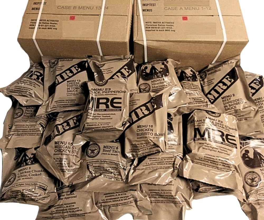 Amazon.com: MRE Meals Ready to Eat B case 2025, 2026 inspection